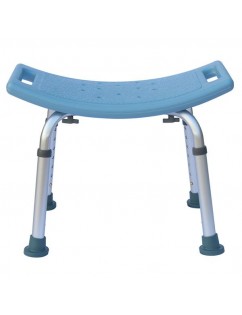 Heavy Type Adjustable Aluminum Alloy Old People Shower Chair Bath Chair CST-3011 Blue