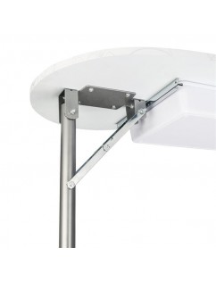 Portable MDF Manicure Table with Arm Rest & Drawer Salon Spa Nail Equipment White